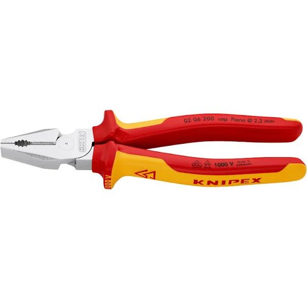 Knipex 02 06 200 VDE High Leverage Combination Pliers 200 mm