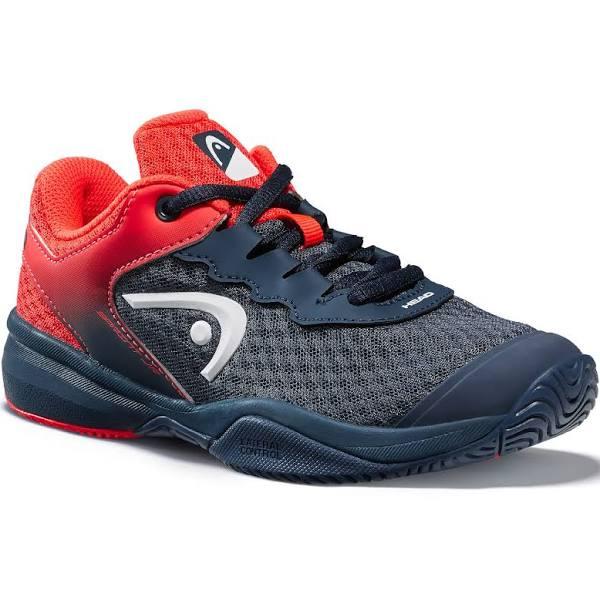 Head Sprint 3.0 Junior Tennis Shoes - Midnight Navy/Neon Red 3