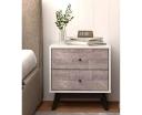 Cosmoliving Bella 2 Drawer Bedside Table Nightstand