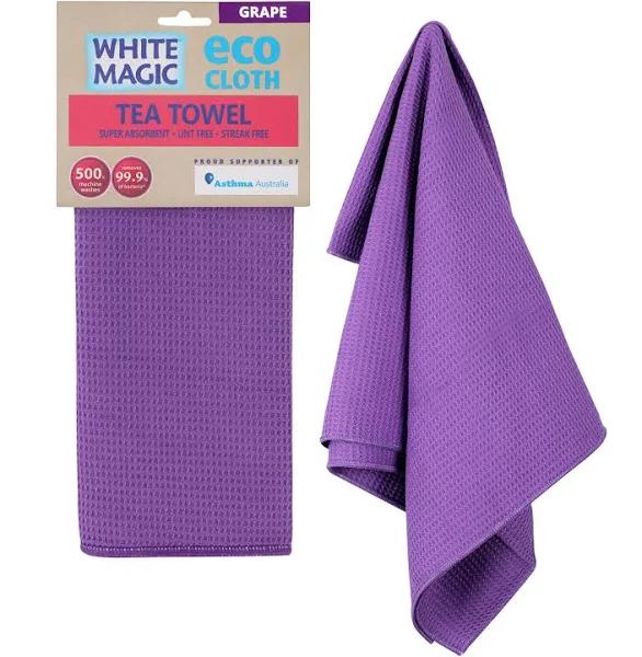 White Magic Tea Towel Grape