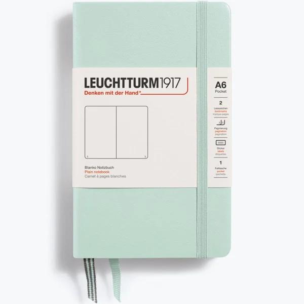 Leuchtturm1917 - Notebook - A6 - Mint Green, Plain