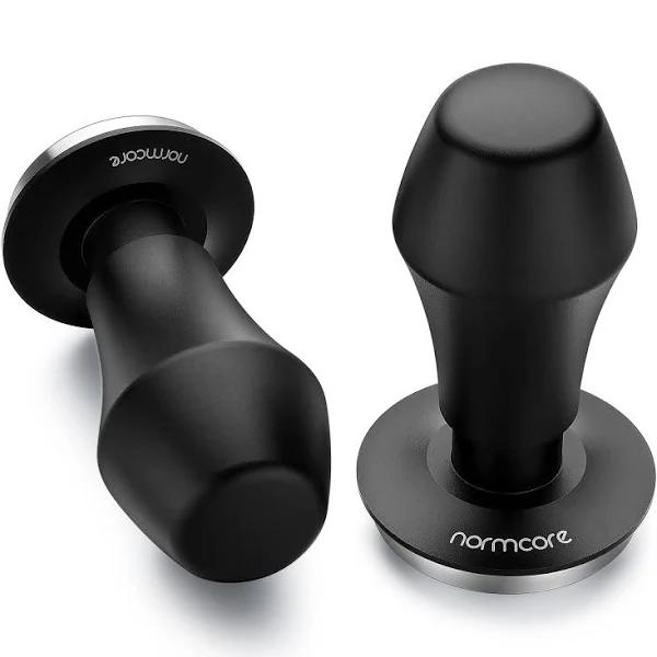 Normcore 49.7mm Coffee Tamper V4 - Spring-Loaded Tamper - Barista Tools - Espresso Tamper with Mat for ROK Espresso Maker - Flat Base