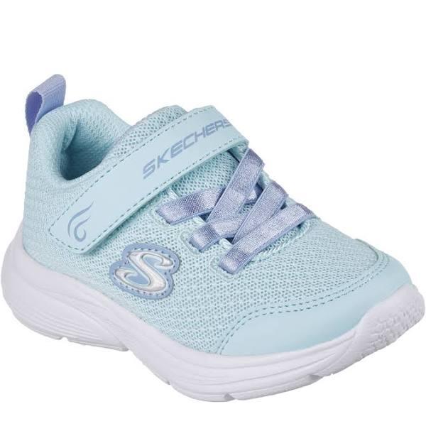 Skechers Girls Wavy Lites Blissfully Free - Toddler Aqua Aqua Size 8