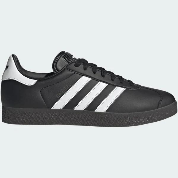 Adidas Gazelle Low Trainers Black / White / Gold Metallic M 4 / W 5 Lifestyle Trainers