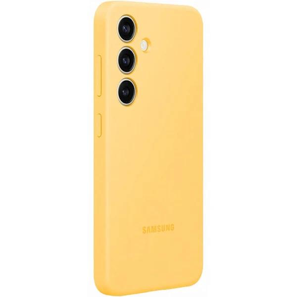 Samsung Silicone Case For Galaxy S24 (Yellow)