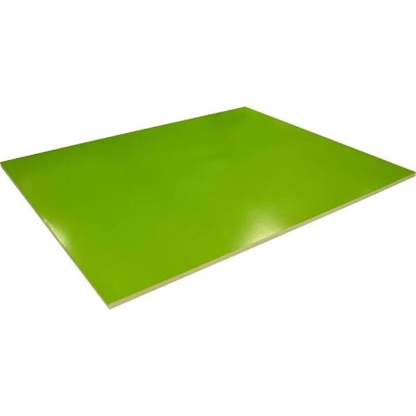 Rainbow Surface Board Double Sided 300gsm 510mm x 640mm Light Green Pack of 20