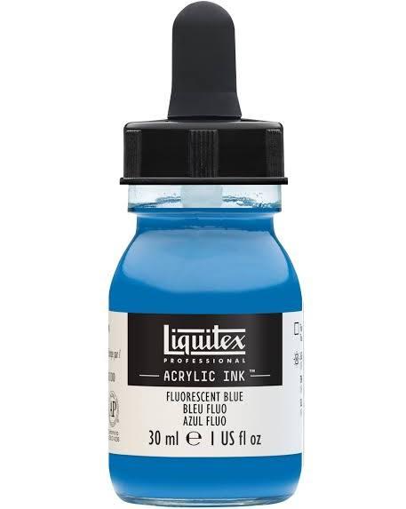 Liquitex Professional Acrylic Ink 30ml Fluro Blue