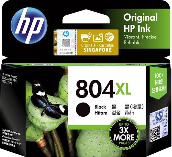 HP 804XL Black Ink Cartridge T6N12AA