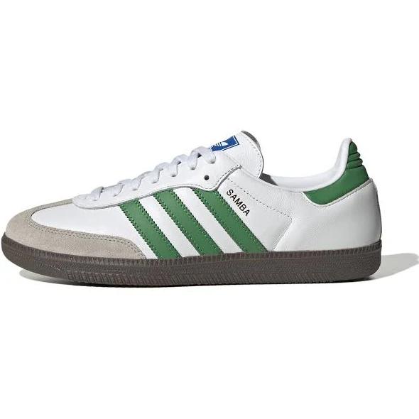 Adidas Samba OG (White / Green / Grey)