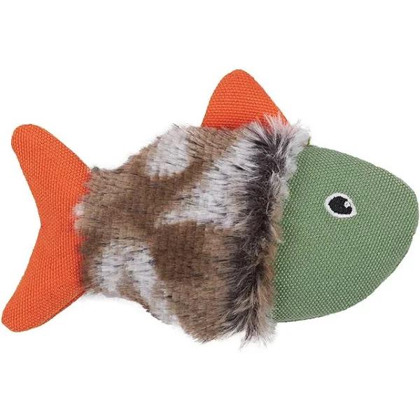 Kazoo Cat Toy Squishy Fish With Silvervine