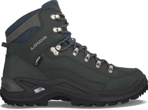 Lowa Renegade GORE-TEX Mid Shoes UK 7.5 Dark Grey Boots Men's