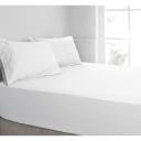 Algodon 300TC Cotton Fitted Combo Sheet Set White / Single