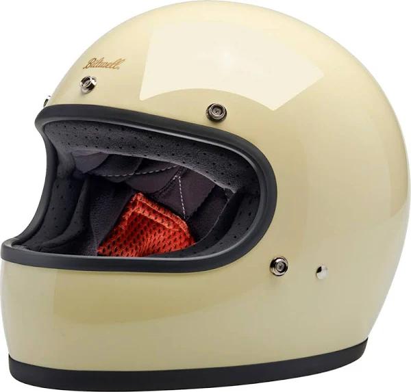 Biltwell Gringo Motorcycle Helmet - Gloss White - Large 1002-102-504