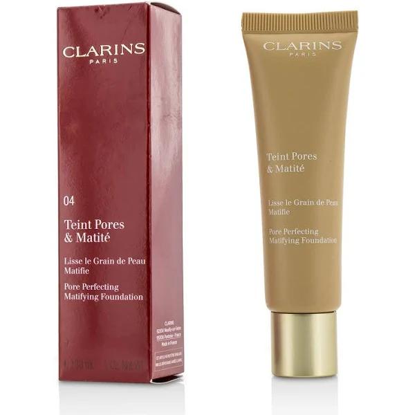 Clarins Pore Perfecting Matifying Foundation 04-Nude Amber 30 ml