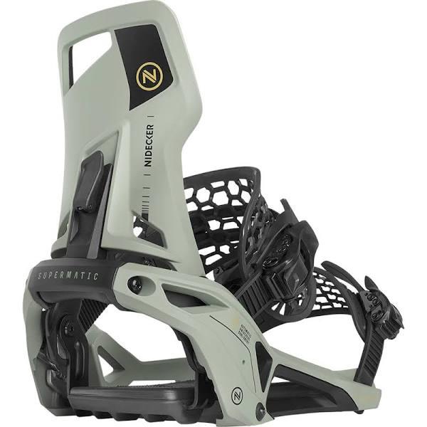 Nidecker Supermatic Step in Snowboard Bindings, M Olive 2024