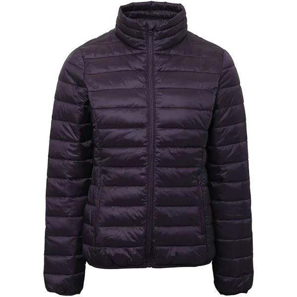 2786 Womens/Ladies Terrain Long Sleeves Padded Jacket Aubergine XS