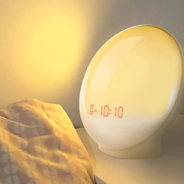 Elliptical Sunrise Alarm Clock Night Light