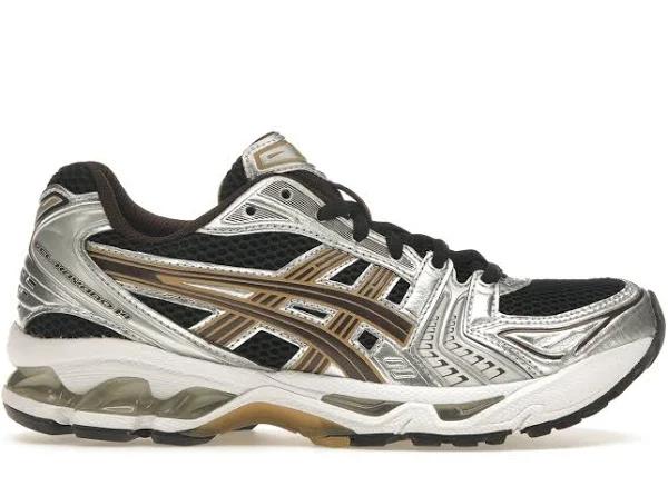 ASICS Black & Silver Gel-Kayano 14 Sneakers