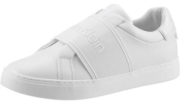 Calvin Klein Cupsole Slip On White Trainers