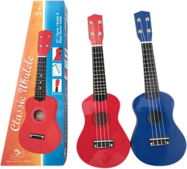 Ukelele Wooden 4 String 53cm- Assorted