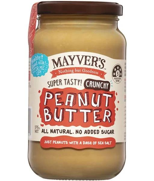 Mayver's Crunchy Peanut Butter 375g