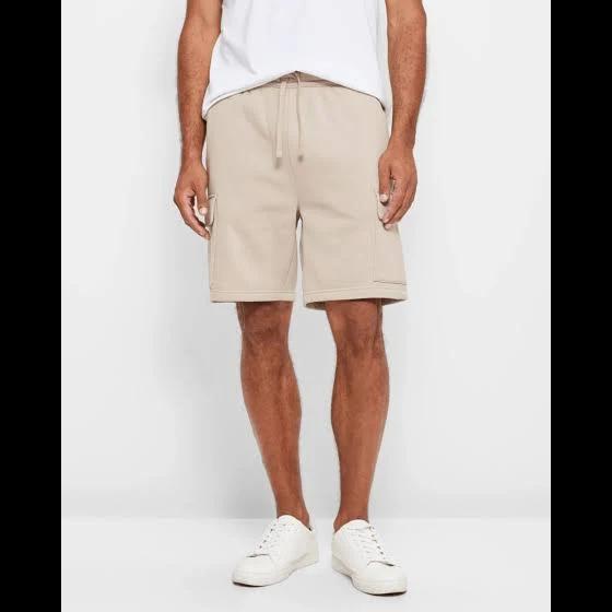 Men's Fleece Cargo Shorts | Neutral | Size 2XL by Target Man