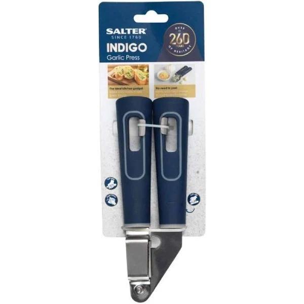 Salter Indigo Garlic Press