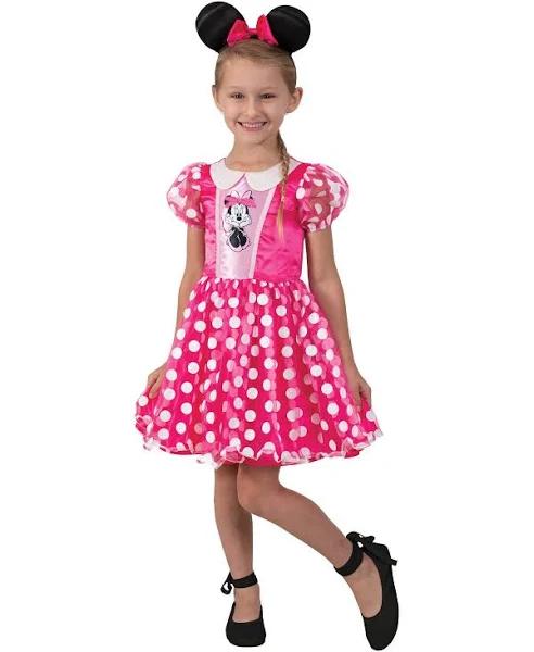 Minnie Mouse Pink Deluxe Child Costume 3-5