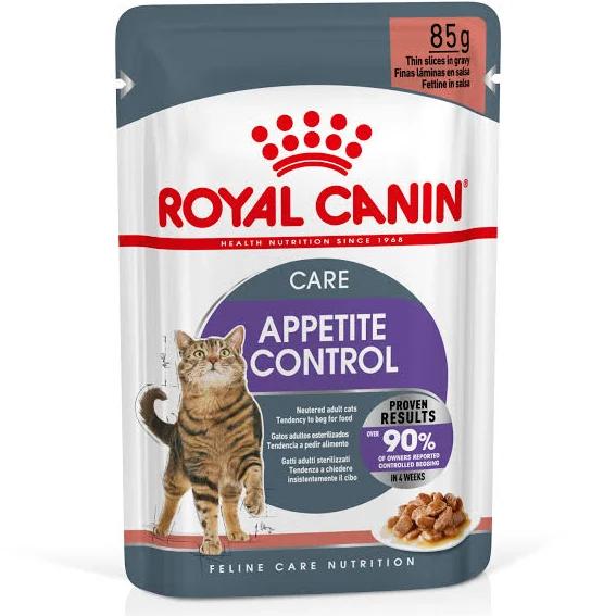 Royal Canin Appetite Control Gravy Adult Wet Cat Food Pouches - 85g