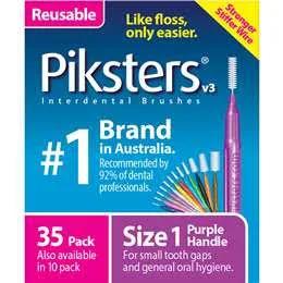 Piksters Interdental Brush Size 1 35 Pack