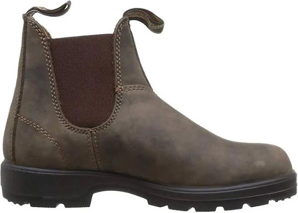 Blundstone 585 Rustic Brown Leather Chelsea Boots - UK 8.5