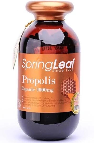 Spring Leaf Propolis 2000mg 365 Capsules (Premium)