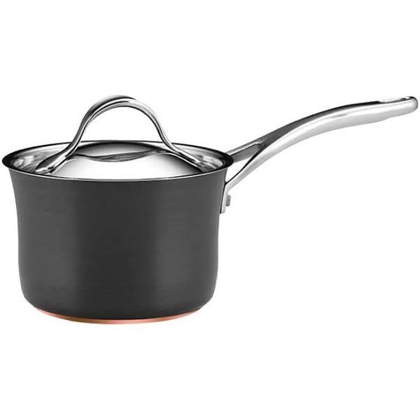 Anolon Nouvelle Copper Luxe 16cm/1.9L Covered Saucepan | Hard Anodised