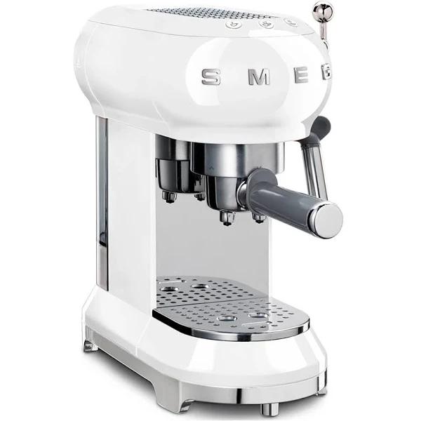 Smeg Slim Espresso Machine White