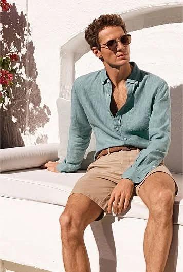 Trenery Regular Fit Delave Linen Long Sleeve Shirt in Green M