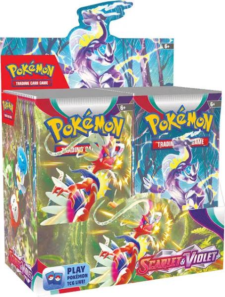 Scarlet and Violet 1 Booster Box x 6 Pokemon TCG