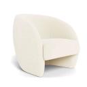 Cobble Fabric Occasional Armchair Ivory by Freedom