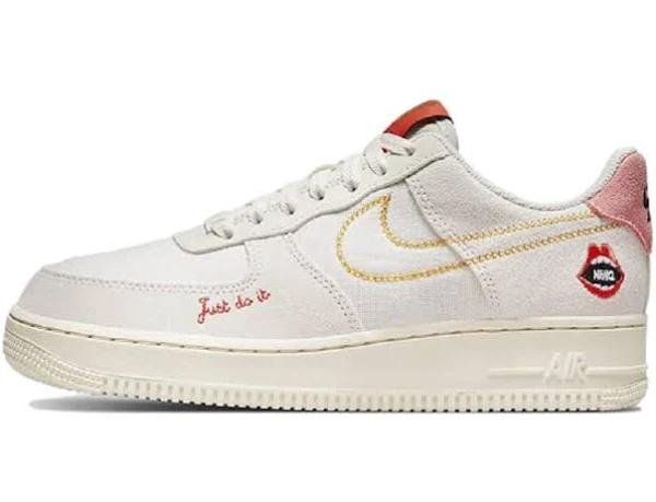 Nike Air Force 1 '07 White/Solar Flare-Sail DQ7656-100 Women's