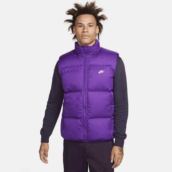 Nike Sportswear Club PrimaLoft Men's Water-Repellent Puffer Gilet - 50% Recycled Polyester - Purple