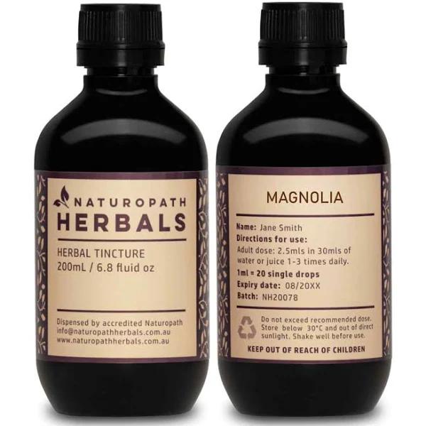 Magnolia Liquid Extract Tincture 50-500ml - Naturopath Herbals / 200ml