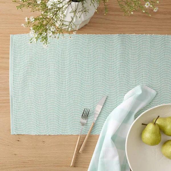 Adairs Luna Aquamarine Table Runner