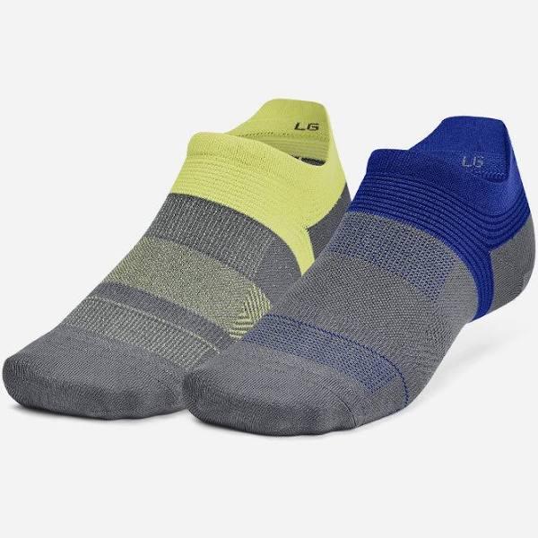 Under Armour Unisex ArmourDry Run Lite 2-Pack No Show Tab Socks LG