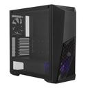 Cooler Master MasterBox K501L RGB Tempered Glass Mid-Tower ATX Case - Black