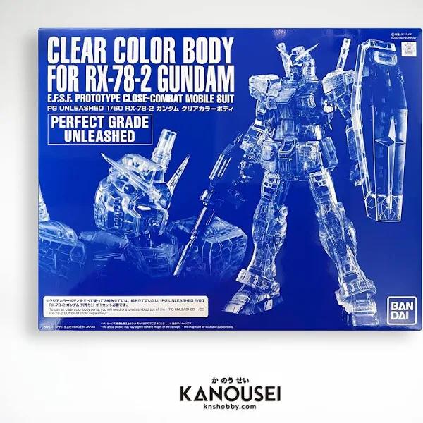 PG Unleashed 1/60 RX-78-2 Gundam Clear Color Body