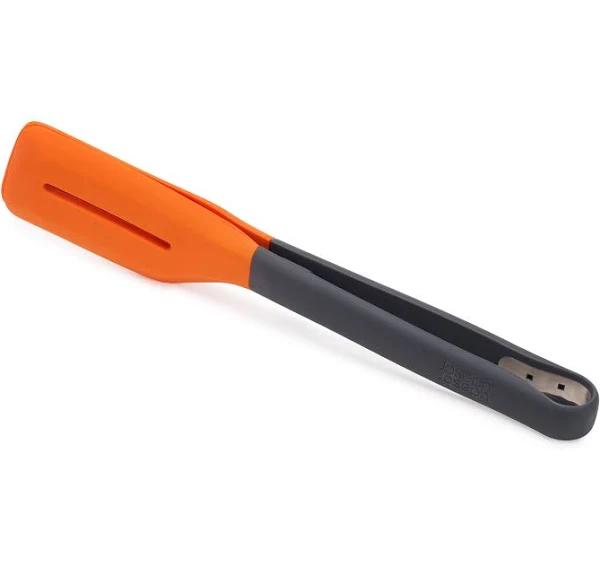 Joseph Joseph & Silicone Turner Tongs - Grey/Orange