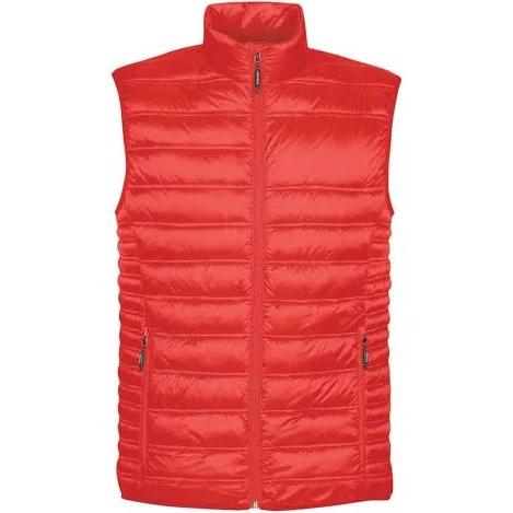 Stormtech Mens Basecamp Thermal Quilted Gilet Red Mens Gilet