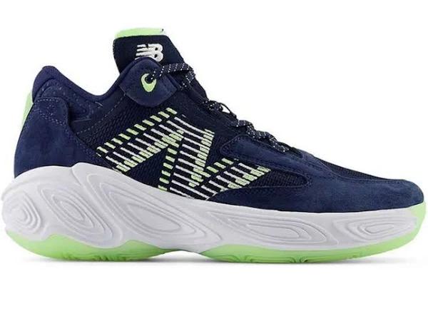 New Balance Fresh Foam BB V2 Navy Bleached Lime Glow