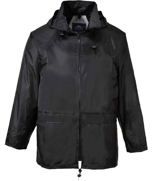 Portwest Classic Rain Jacket - Black - 3XL