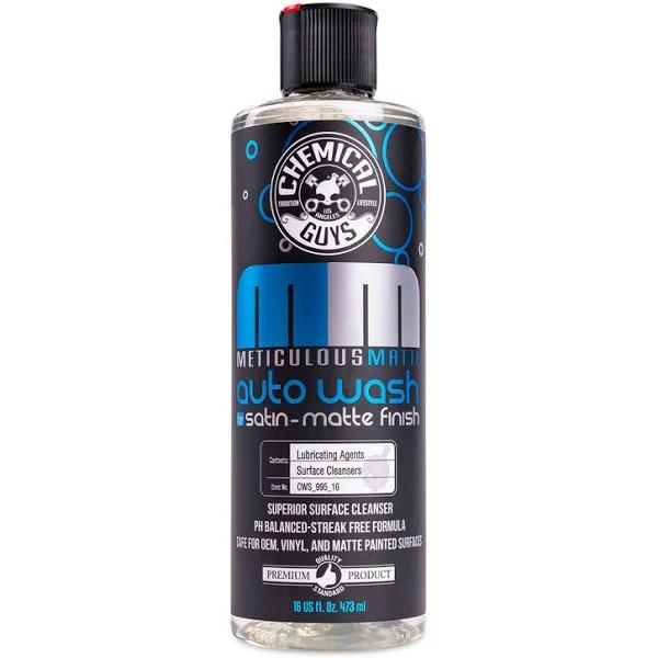 Chemical Guys CWS_995_16 Meticulous Matte Auto Wash For Satin Finish and Matte Finish Paint (16 oz)