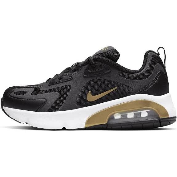 Nike Air Max 200 Black Metallic Gold (GS)